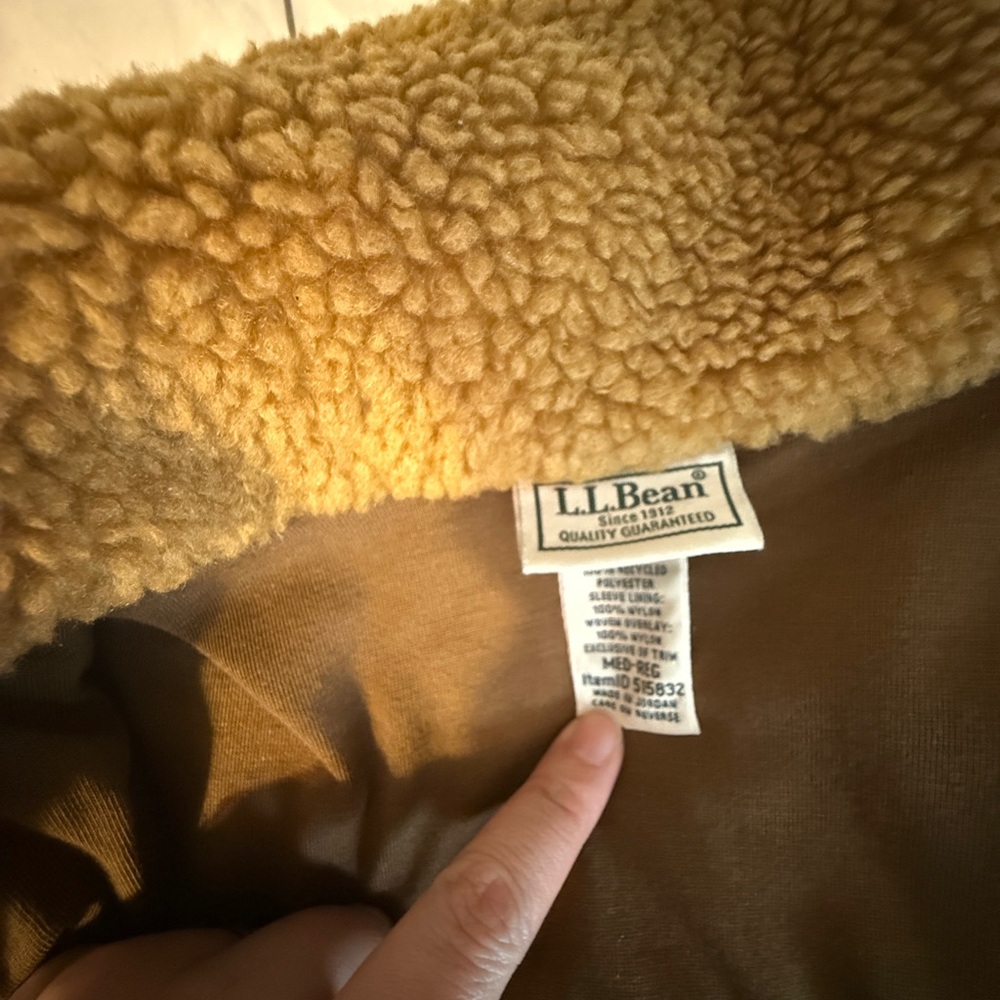 L.L.Bean Women's Bean's Sherpa Fleece Jacket - Picture 9 of 10
